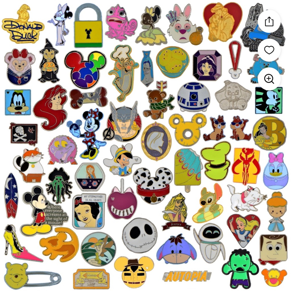 UNLISTED AUTHENTIC Disney Pin -Single Pin OR Set -All bids binding - No Cancels!
